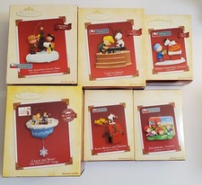 HALLMARK Snoopy Peanuts Christmas ornaments 2003 2004 2005- your choice - NIB