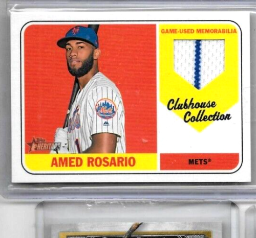 AMED ROSARIO LOT: 4 DIFFERENT GAME USED JERSEY CARDS ~ N.Y.METS - Picture 4 of 4