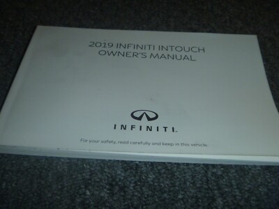 2019 Infiniti Q70 QX80 InTouch Navigation System Owner Operator Manual xz