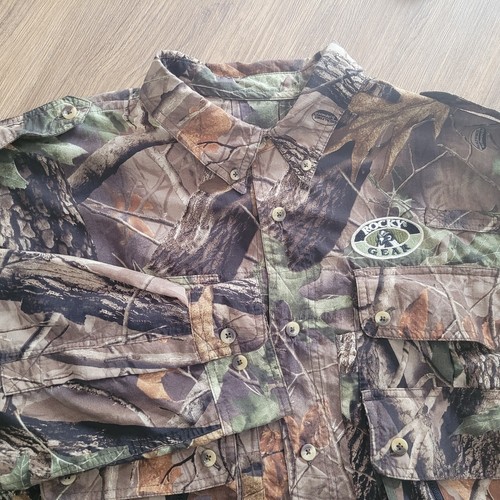 Rocky Gear Camouflage Long / Short Sleeve Detachable Sleeves Shirt Men's L