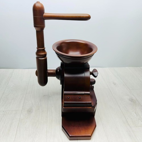 Mulino da caffè, mulino in legno, manuale, antico, collezione, dal Giappone - Foto 5 di 9