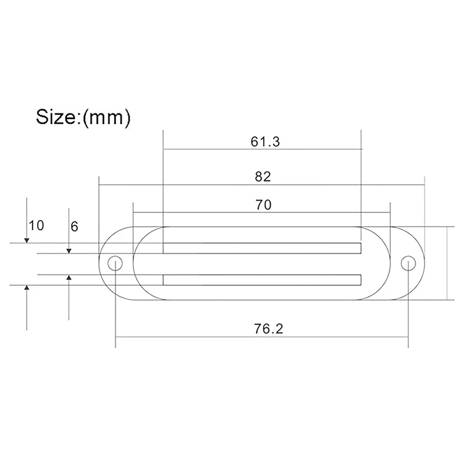 Mini pastilla única de doble riel Humbucker 9K de 4 cables para guitarra Strat colores construidos Foto 2 de 4