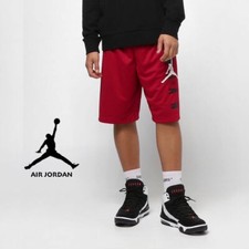 Air Jordan Big Kids Boys Youth Athletic Gym Running Basketball Shorts Red L XL