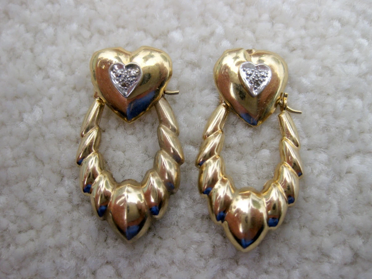 Heart shrimp earrings deals