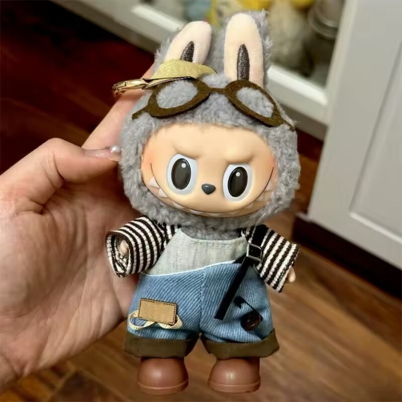 Mini Clothes for Labubu With Shoes Handmade Clothes Modern Fashion No Doll