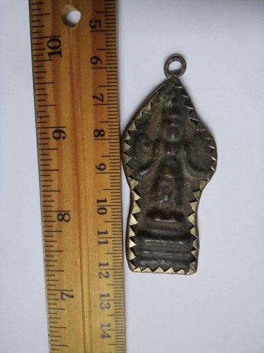 136- Pendant, Khmer Bronze Pendant, Necklace Pendant, Amulet Pendant - Picture 3 of 3