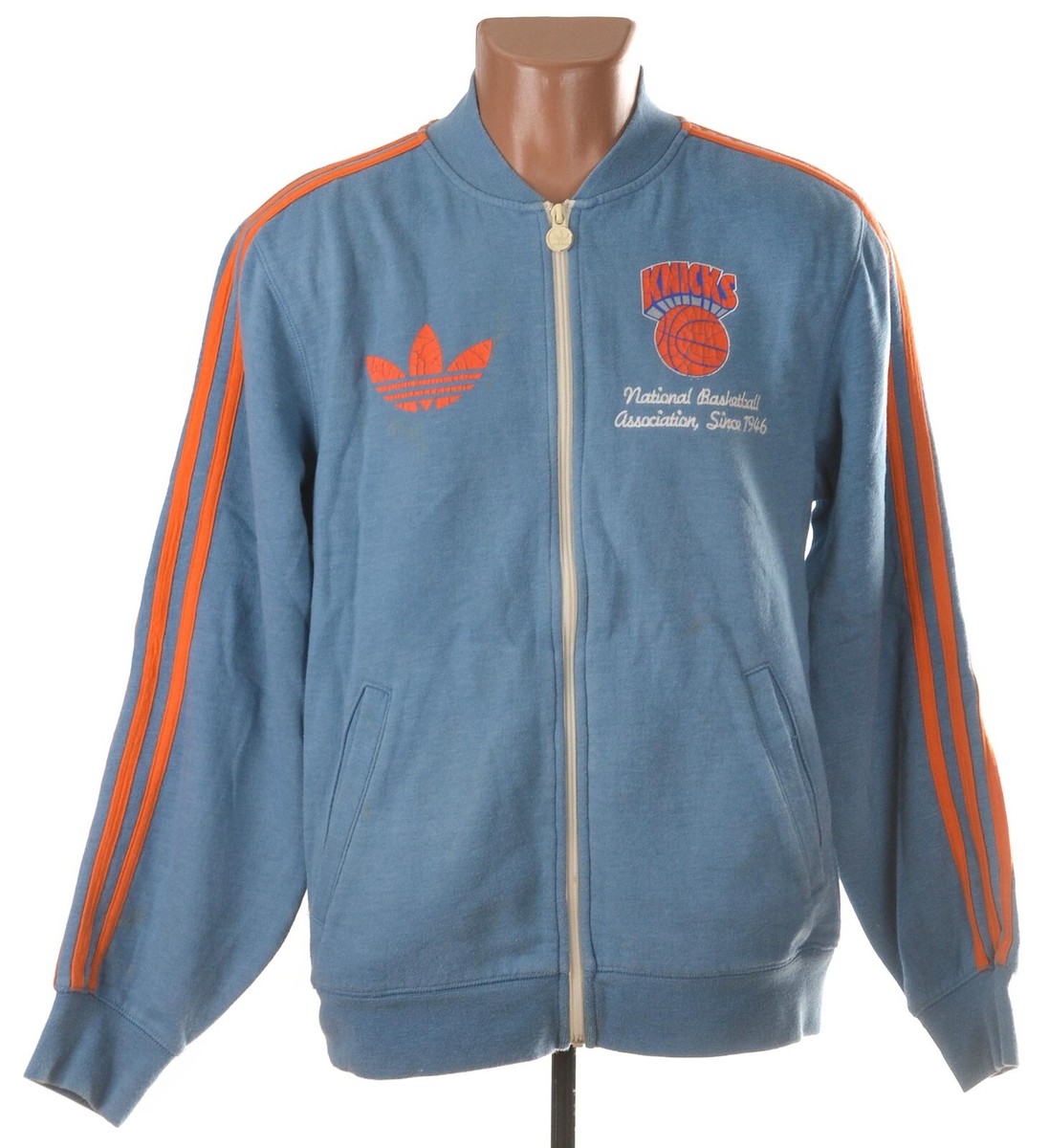 NBA NEW YORK KNICKS BASKETBALL BOMBER JACKET ADIDAS