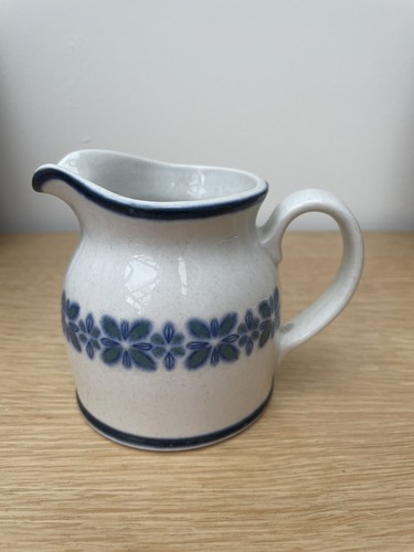 Steelite International Milchkännchen/Sahnekännchen - blaues Blumenmuster
