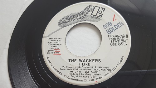 THE WACKERS - I Don't Want My Love Refused / I Like PROMO 1972 Elektra 7" - Picture 2 of 2