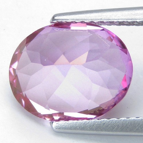 4.18Cts Genuine Candy Pink Natural Pink Topaz 11X9mm Oval Shape Loose Gem - Picture 4 of 7
