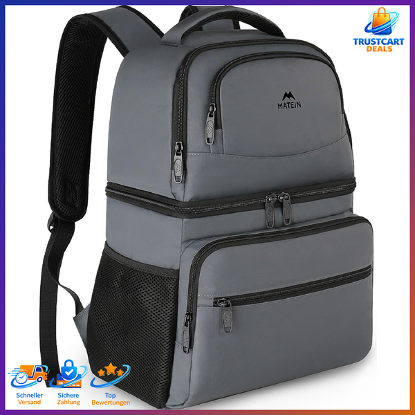 KüHlrucksack 34L FüR 40 Dosen KüHltasche Rucksack Outdoor Picknick Camping-image