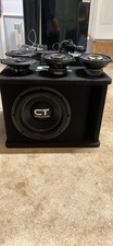 CT Sounds Single 10  1300W Loaded Tropo Series Subwoofer Box - TROPO-1X10D2