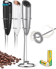 Milk Frother Handheld Battery Operated Electric Foam Maker Drink Mixer