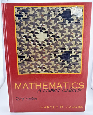 Mathematics: a Human Endeavor by Harold R. Jacobs (1994, Hardcover)