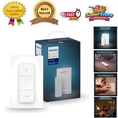 Smart Wireless Dimm Switch V2 - mühelose Steuerung für Philips Hue Leuchten