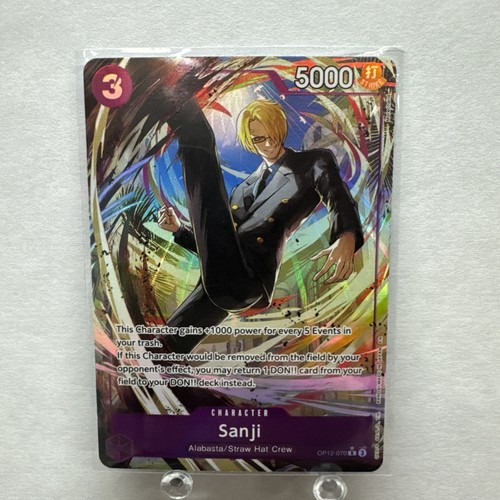Sanji (Alt Art) R OP12-070 One Piece Legacy of the Master NM+
