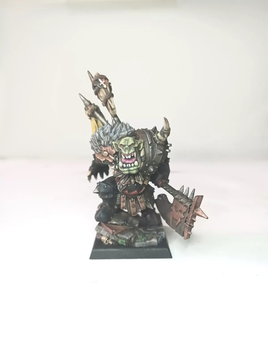 SF・ファンタジー・ホラー Warhammer Old World Black Orc Big Boss Warhammer Old World Black Orc Big Boss Painted | eBay