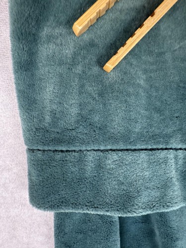 Vintage Christian Dior Morgenmantel Herren One Size Grün Robe de Chambre Gürtel Velour - Bild 11 von 24