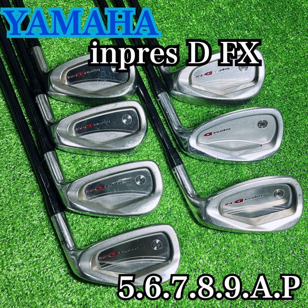 B1632 ゴルフクラブ YAMAHA inpres D FX FORGED 右 B1632 Yamaha Inpres D Fx Forged Iron Set 7Pcs Flex R 5.6.7.8