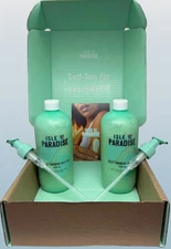 ISLE OF PARADISE SELF TANNING BUTTER MEDIUM 16.9 OZ NEW WITH PUMP BOXED SET OF 2