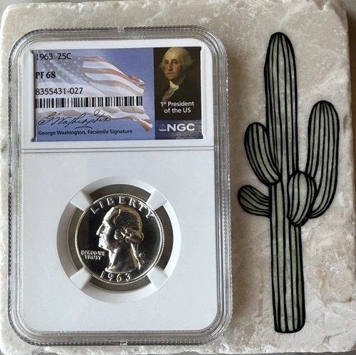 1963 Washington Quarter — photo from another recent sale