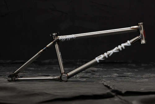 RIXIN Billy Perry Big Apple BMX Freestyle Bike Bicycle Frame 20.75 TT Raw - Picture 2 of 8