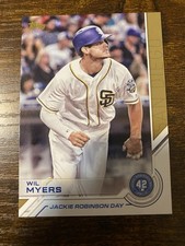2017 Topps #JRD-27 Wil Myers Jackie Robinson Day San Diego Padres Baseball