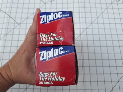 Vintages Ziplock Limited Edition NOS Holiday Bags 1998 2 New Boxes (25 Each) - Picture 5 of 6