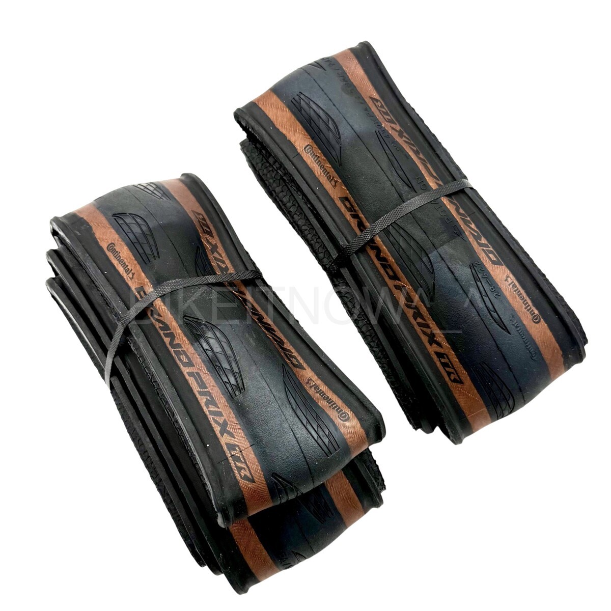Continental Grand Prix TR 700x28C Road Bike Tires Tubeless 28-622,2pcs Black/Tan