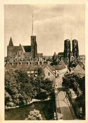 Wroclaw Wroclaw PL Widek na Ostrow Tumski