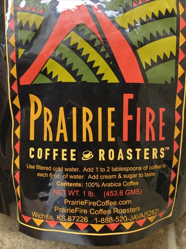 4 BAGS Prairie Fire Coffee Whole Bean 4LBS Wichita, KS - Bild 2 von 7