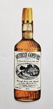 Vtg 80s Sticker Southern Comfort Whiskey Bottle 6" promotional bar swag liquor