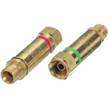 Flashback Arrestor Component, Oxygen/Fuel Gas, Regulator Adaptor, 9/16 in to 18