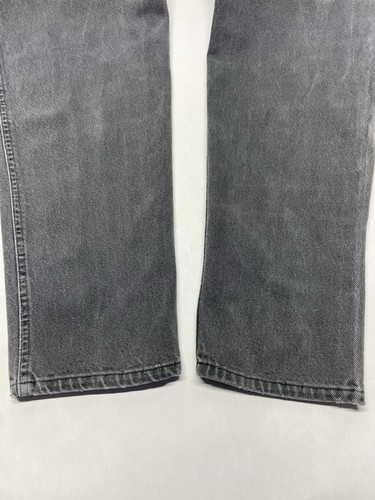 VTG 80s Levis 550 Black Charcoal Wash Jeans 36x34 (34x34) Made USA Grunge Loose - Picture 15 of 19