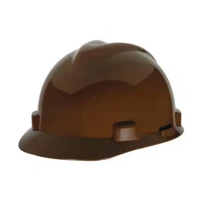 V-Gard Front Brim Hard Hat, Slotted, Cap Style, Type 1, Class E, Staz-On Pinlock