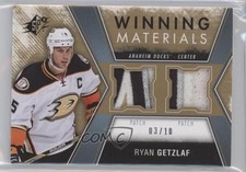 2014-15 SPx Winning Materials Gold 3/10 Ryan Getzlaf #WM-RG i9x