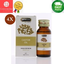4 Pack X HEMANI Castor natural oil (30ml) 100% Natural ⭐FAST SHIPPING⭐