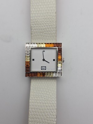 MARC ECKO WOMEN'S WATCH 00-829-1972, White Dial And Band 