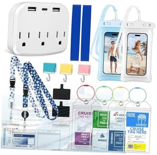 Cruise Ship Essentials 2025 - Complete Cruise Must Haves Kit with Cruise-Safe