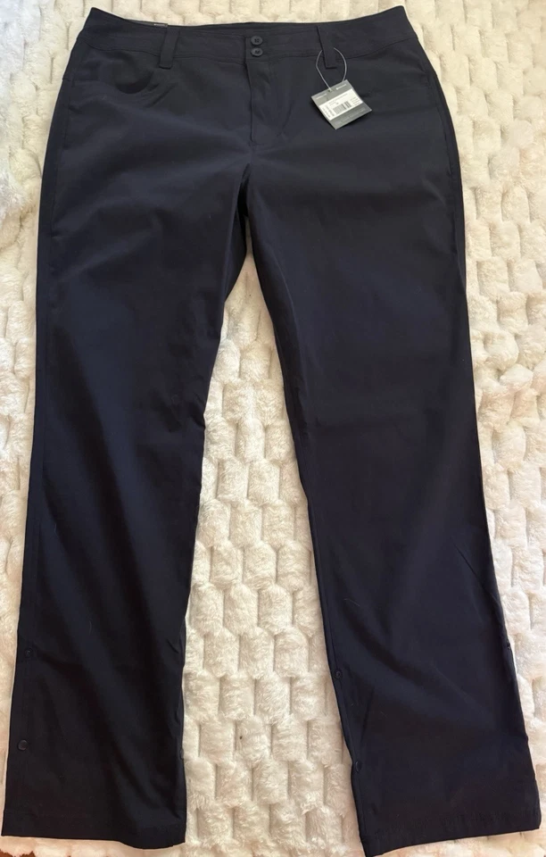Pantalones enrollables Eddie Bauer para mujer Sightcape Horizon talla 14R azul marino ligeramente curvilíneos Foto 2 de 4
