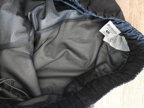 Columbia Waterproof Pullover Rain Pants Packable Mens Sz M 32x31 Mesh Lined - Picture 5 of 9