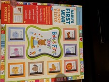 Baby's First Year Memory Keeper Scrapbook Keepsake Book Storage Pocket Pics New