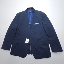 Cremieux Off-Duty Blazer Mens XL Blue Navy Cotton Stretch Two Button Jacket NWT