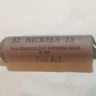 1935-P Buffalo Nickel Roll Circulated 5¢ x40pcs. $2 face value