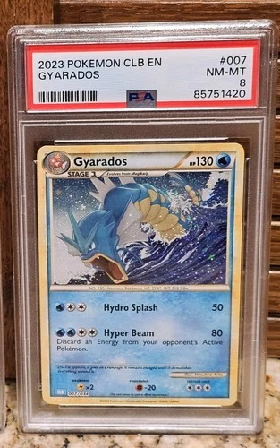 Pokémon TCG Classic Blastoise Gyarados 007/034 Regular PSA 8 EN