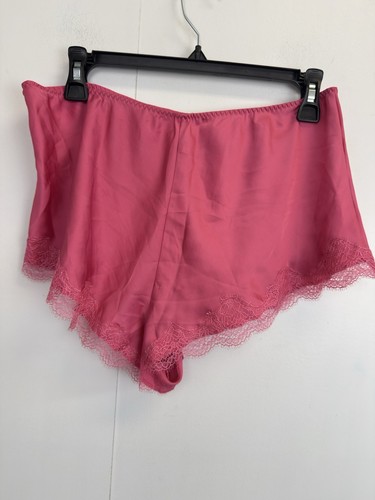 Victoria’s Secret 2PC Adjustable Cami Pink Short Set Woman’s Size M Lace Trim - Picture 9 of 11