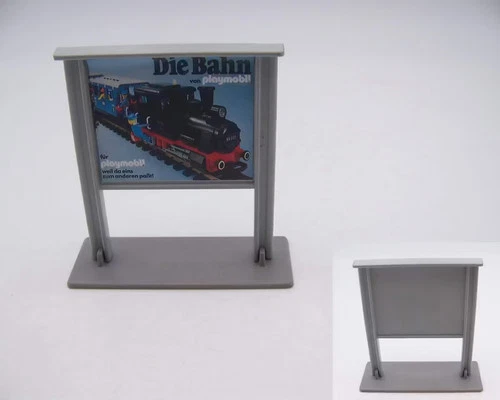 Playmobil (W120) Train Station - Advertising Sign 4202 Vintage