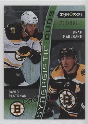 2023 Synergy Synergistic Duos Star-Star /999 David Pastrnak Brad Marchand 0z0v