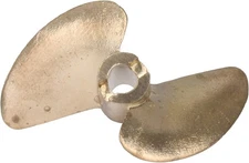 BQLZR 435/2 RC Boat Copper Propeller Two Leaves Hole Inner Diameter 4MM... 