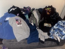 Lot Of 13 Boys Hoodies Size L/XL 10/12 14/16 Nike Under Armour Fortnite Etc